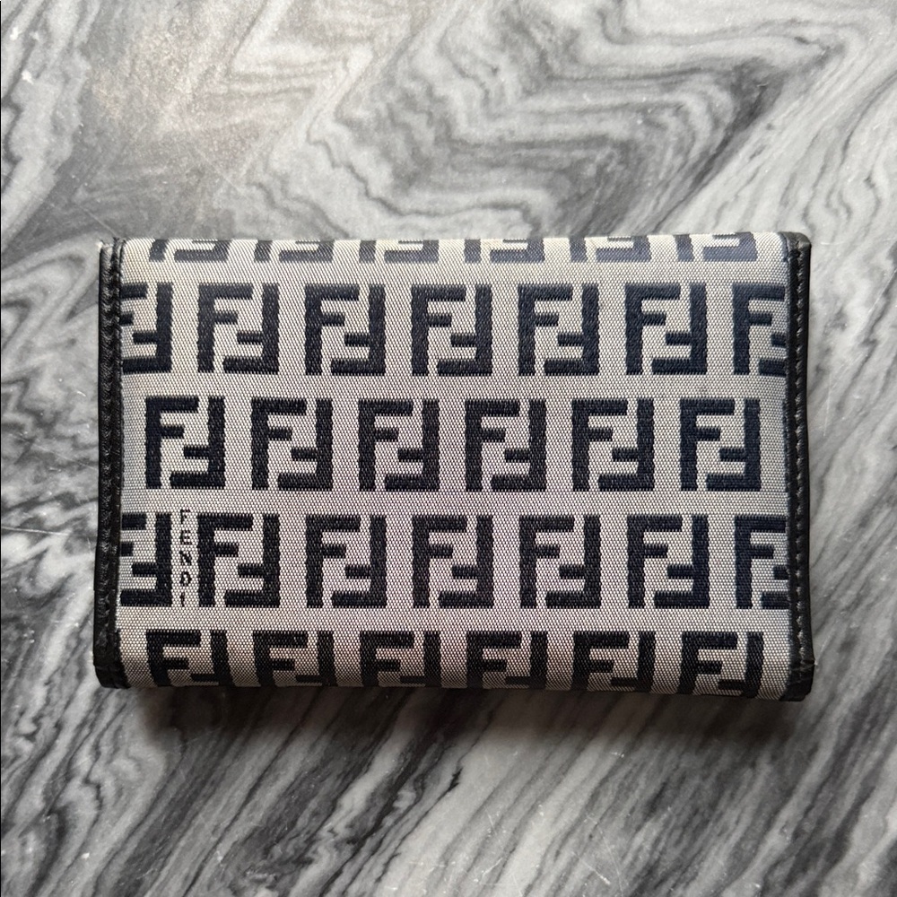Fendi Monogram Black and White Wallet - Picture 2 of 10